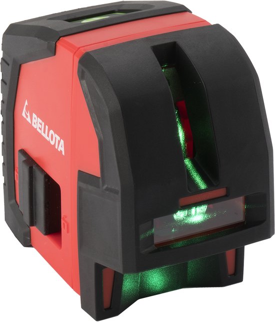 Bellota kruislijnlaser met loodlijn 30m groen 180ºx120º IP54