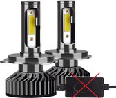Ampoule H7 LED COB / Voiture / Moto / Scooter (Set 2 pièces) - CANbus / Wit Brillant 6500K / 72W / EMC / Anti interférence / Feux de croisement, feux de route et antibrouillard / Phares / Lampes / 6000k