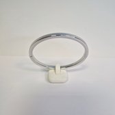 Or blanc - Bracelet jonc - 14 kt - fermoir à charnière - 32 15/3-1 - vente