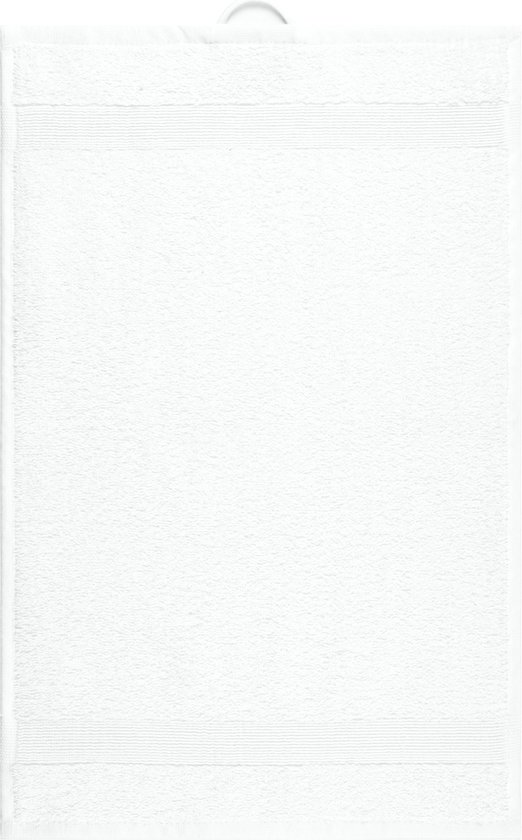 Aude by Mistral Home - Set van 2 gastendoekjes - 100% katoen - 2x 30x50 cm - Wit