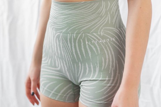 Fittastic Sportswear Femme - Short anti-squat - short Jungle Green Taille M