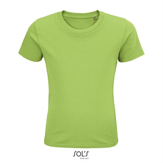 SOL'S - T-Shirt Kinder Pioneer - Vert Clair - 100% Katoen Bio - 98-104