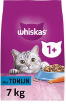 Whiskas 1+ Kattenbrokken - Tonijn - zak 1 x 7 kg