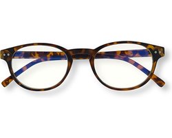 BlueShields TFD003 +1.00 Boston - Beeldschermbril - Leesbril - blauw licht filter lens - Tortoise