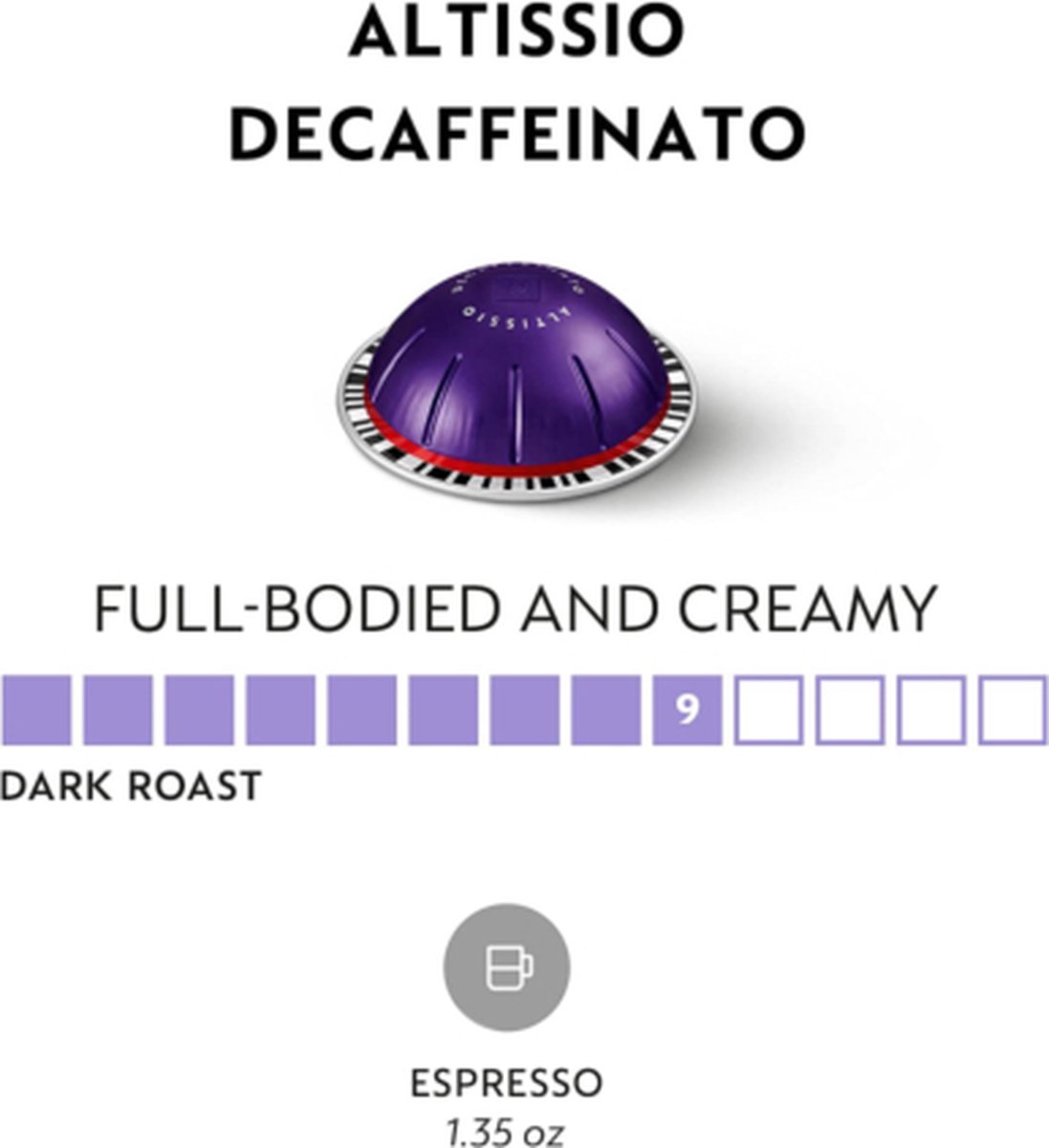Nespresso vertuo DECAFFEINATO - 2 x 10 Capsules