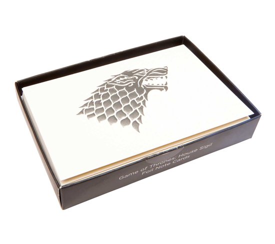 Game of Thrones: House Sigil Foil Note Cards - cover