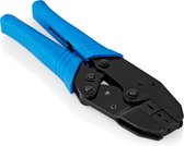 Krimptang - Kabels van 0.5 tot 6mm² - Geschikt voor kabelschoenen - Krimpen, strippen en knippen - Metaal - Blauw - Allteq