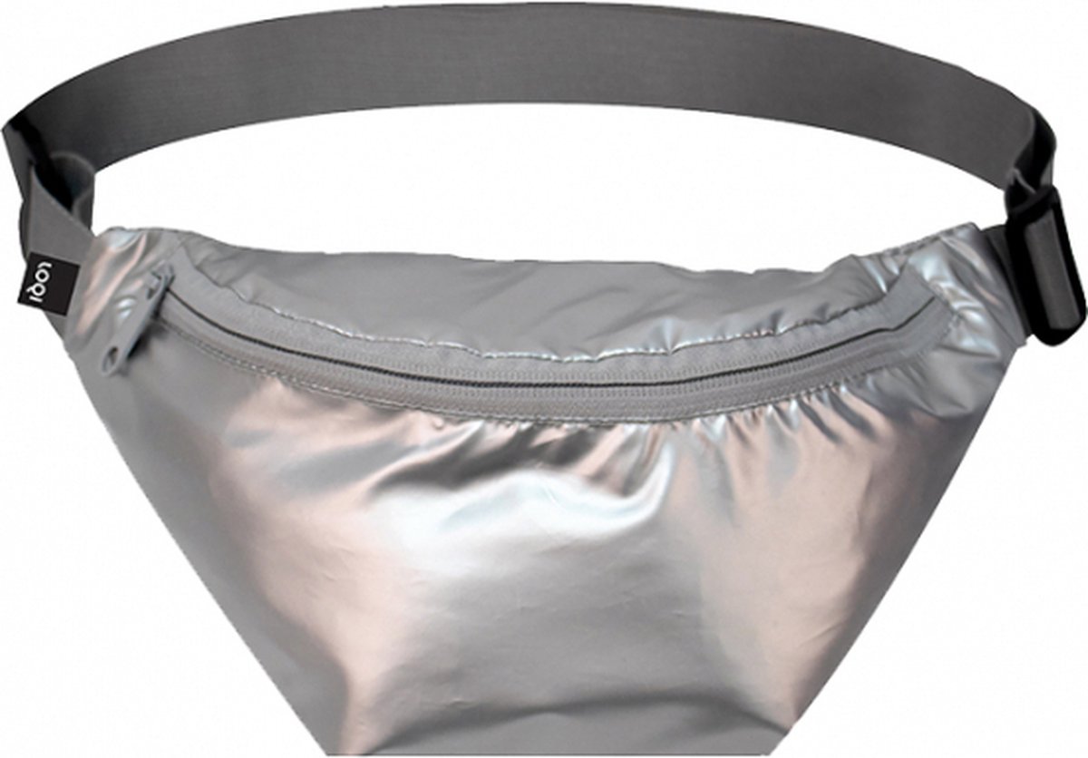 LOQI Bum Bag Metallic - Silver