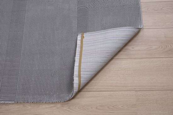 TAPIS GRIS MODERNE AURELIA