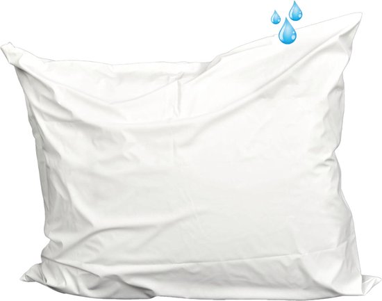 Waterdicht - afwasbaar kussen wit - 60x70 cm | bol.com