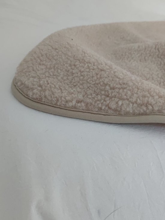 WOLLIES Amsterdam Ledikant Deken - Amandel - Merino Wol - 95 x 135 cm