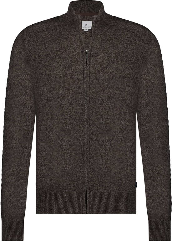 State of Art - Cardigan Uni Taupe - Taille L - Coupe regular
