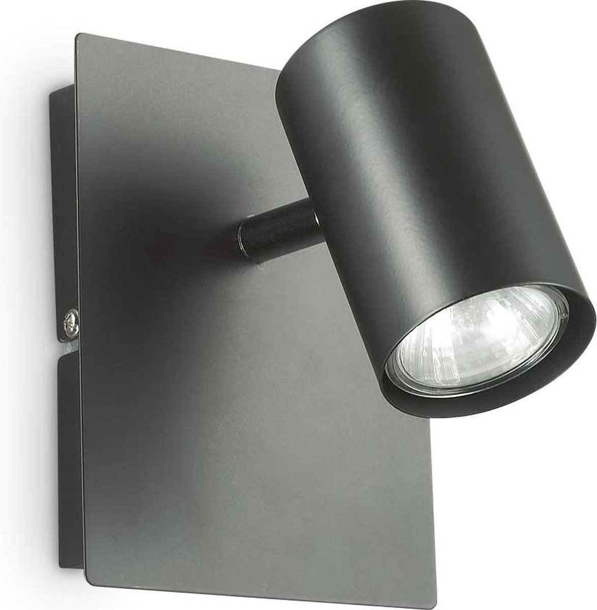Ideal Your Lux - Wandlamp Landelijk - Metaal - GU10 - Voor Binnen - Lamp - Lampen - Woonkamer - Eetkamer - Slaapkamer - Zwart