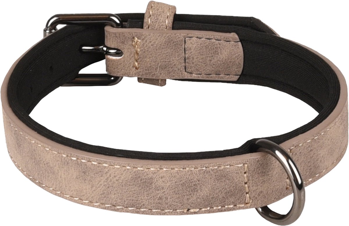Flamingo Halsband DELU Schwarz XS – 20/25 Cm, 10 Mm Breit, Für Kleine Hunde