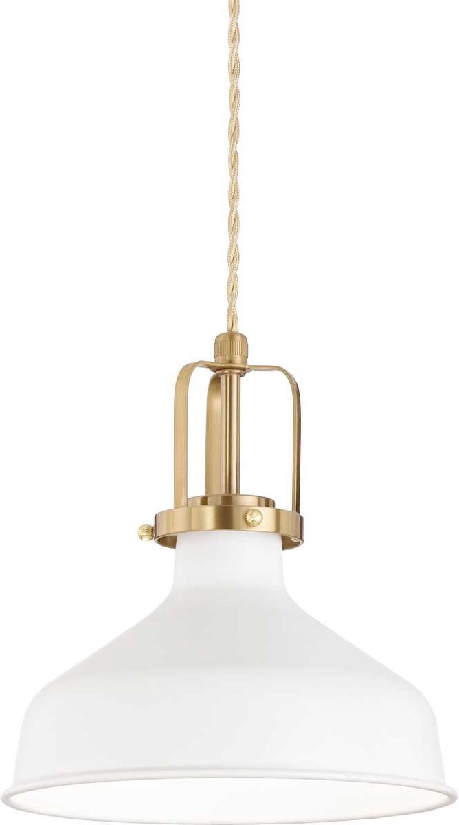 Ideal Your Lux - Hanglamp Modern - Metaal - E27 - Voor Binnen - Lamp - Lampen - Woonkamer - Eetkamer - Slaapkamer - Wit