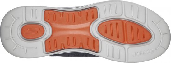 Skechers - GO WALK ARCH FIT-IDYLLIC - Homme - Charcoal Orange - 41