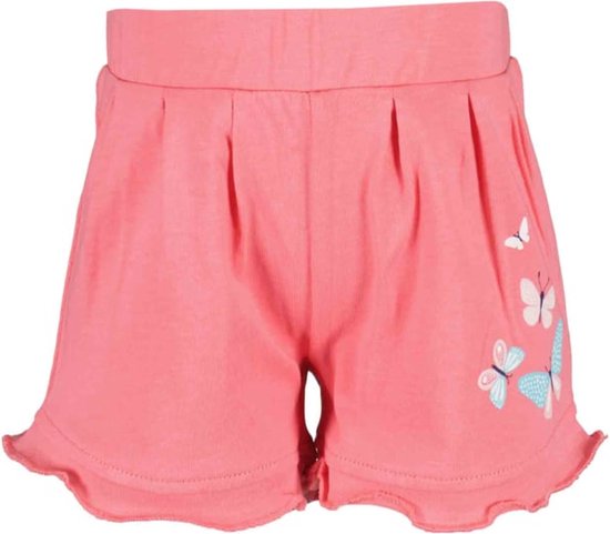 Blue Seven-Mini girls knitted shorts -Azalea orig-Pink