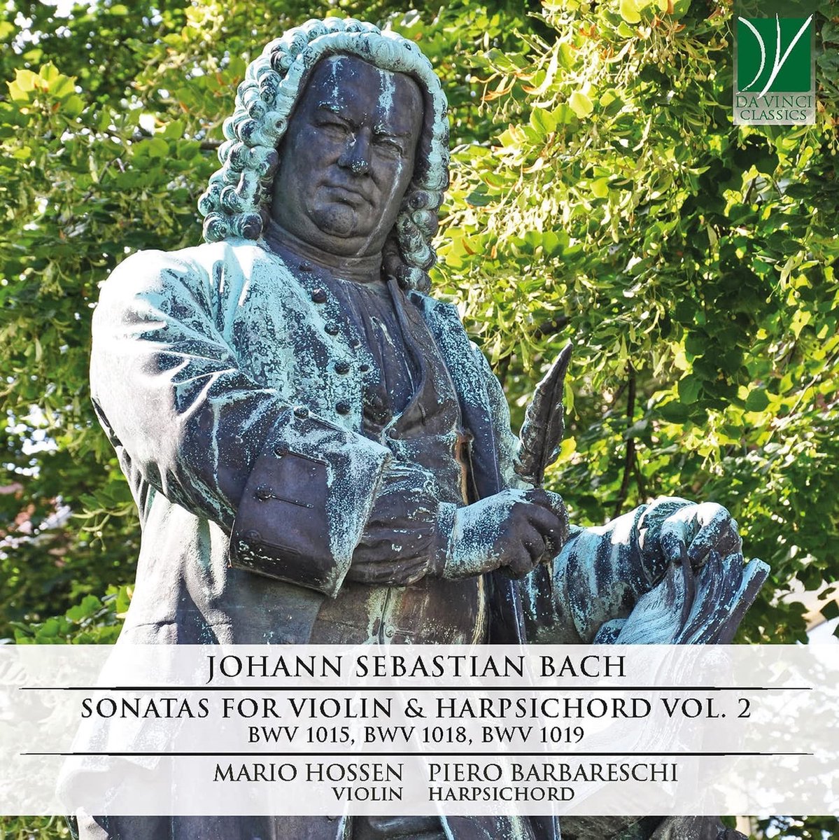 Mario Hossen & Piero Barbareschi - Bach: Sonatas For Violin & Harpsichord Vol. 2 (CD)