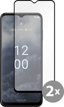 Cazy Protecteur d'écran en Tempered Glass pour Nokia G60 - Zwart - 2 pcs