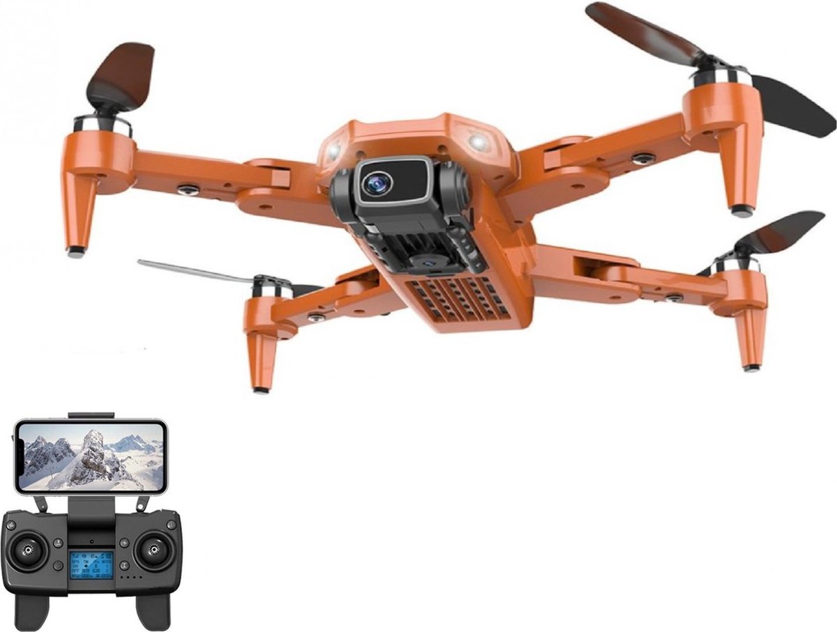 LUXWALLET LIBRA² - 30KM/h - 214 Gram - WiFi GPS 4K Drone - 2MP - EIS Stabilisator - 1200 Meter 5G Afstand + 2x Accu