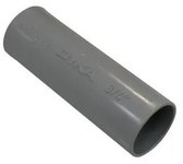 PVC Sok verbindingsstuk 5/8 - 16mm - Grijs - 10 stuks