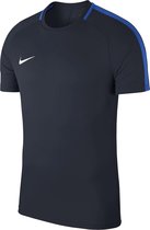 Nike Dry Academy 18 Shirt Junior Sportshirt - Maat 128  - Unisex - blauw