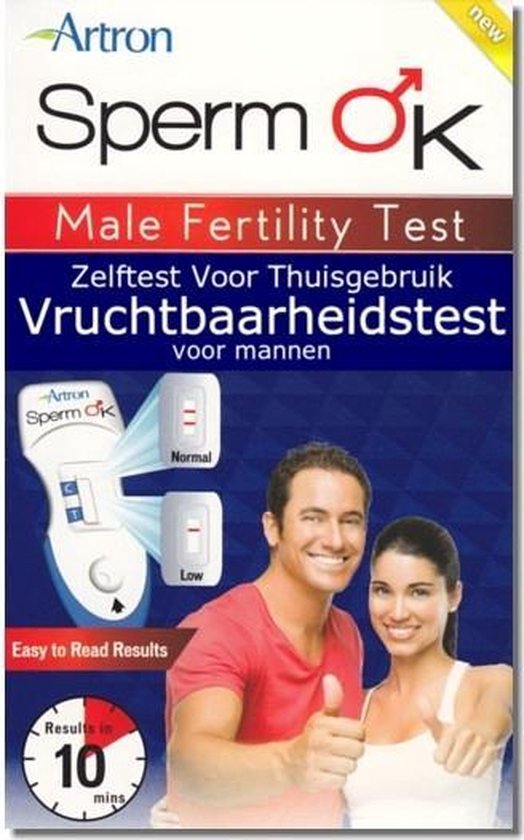 Sperm OK Vruchtbaarheidstest voor mannen - Meet eenvoudig het aantal spermacellen - Sensitest