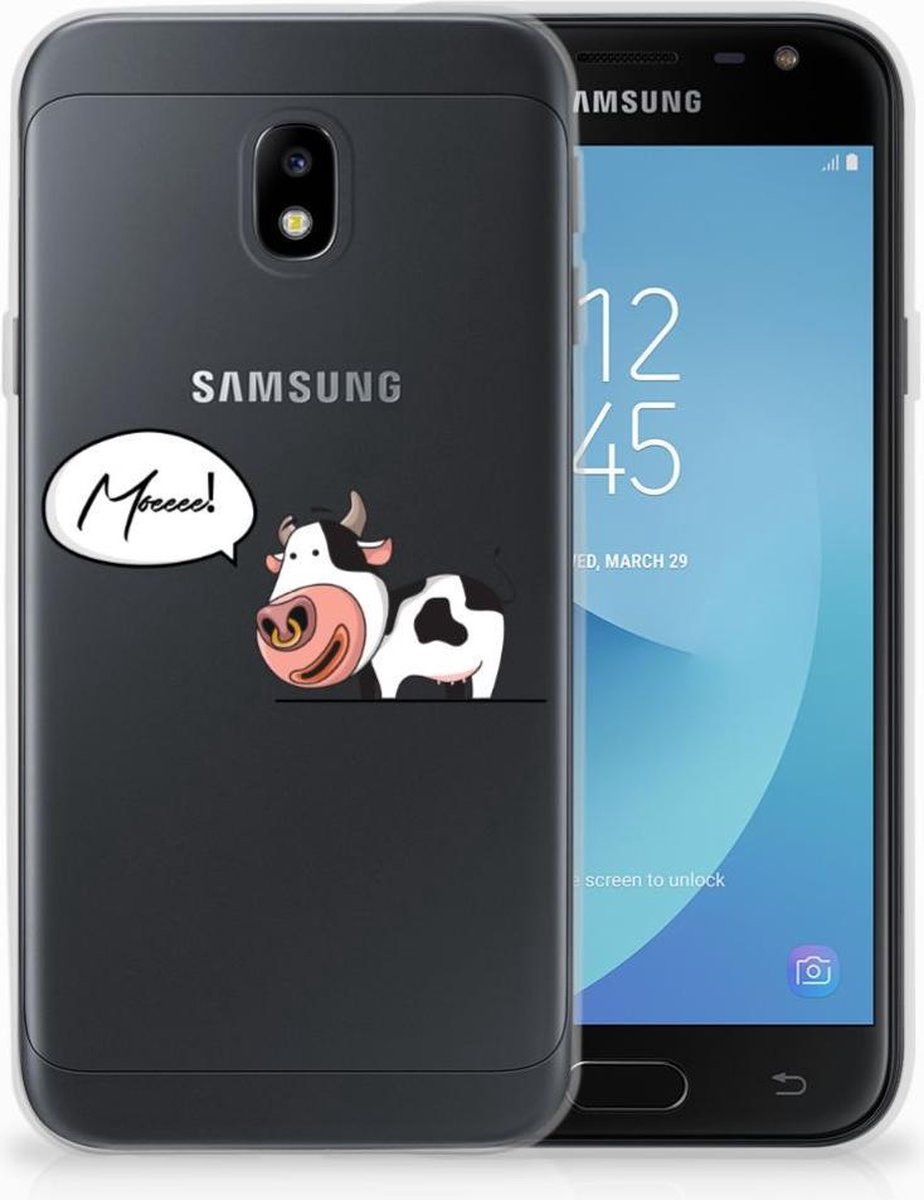 Samsung Galaxy J3 2017 Telefoonhoesje met Naam Cheeky Cow