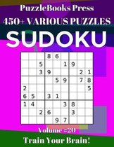 PuzzleBooks Press Sudoku 450+ Various Puzzles Volume 20