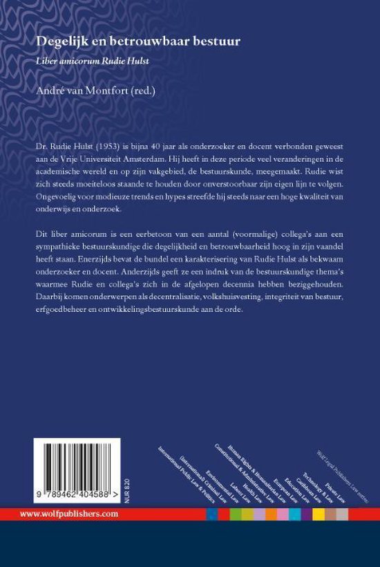 Degelijk En Betrouwbaar Bestuur