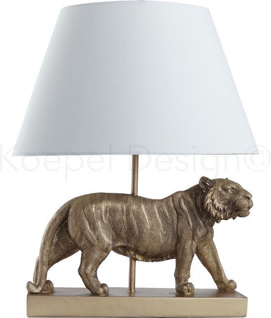 Housevitamin Tijger lamp (Goud)