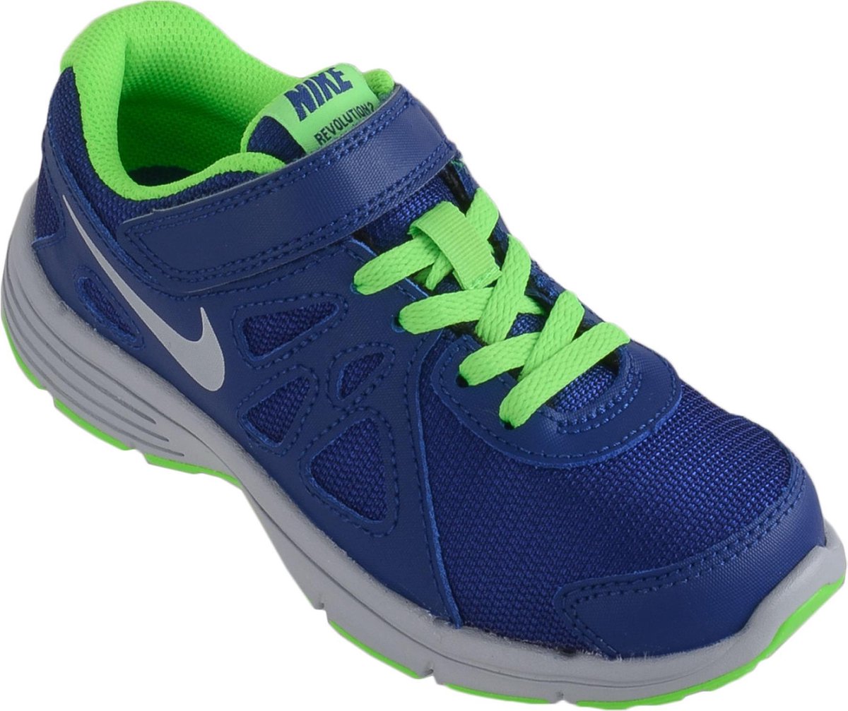 Nike Revolution 2 (PSV) Loopschoenen - Maat 31 - Kinderen - blauw/groen |  bol.com