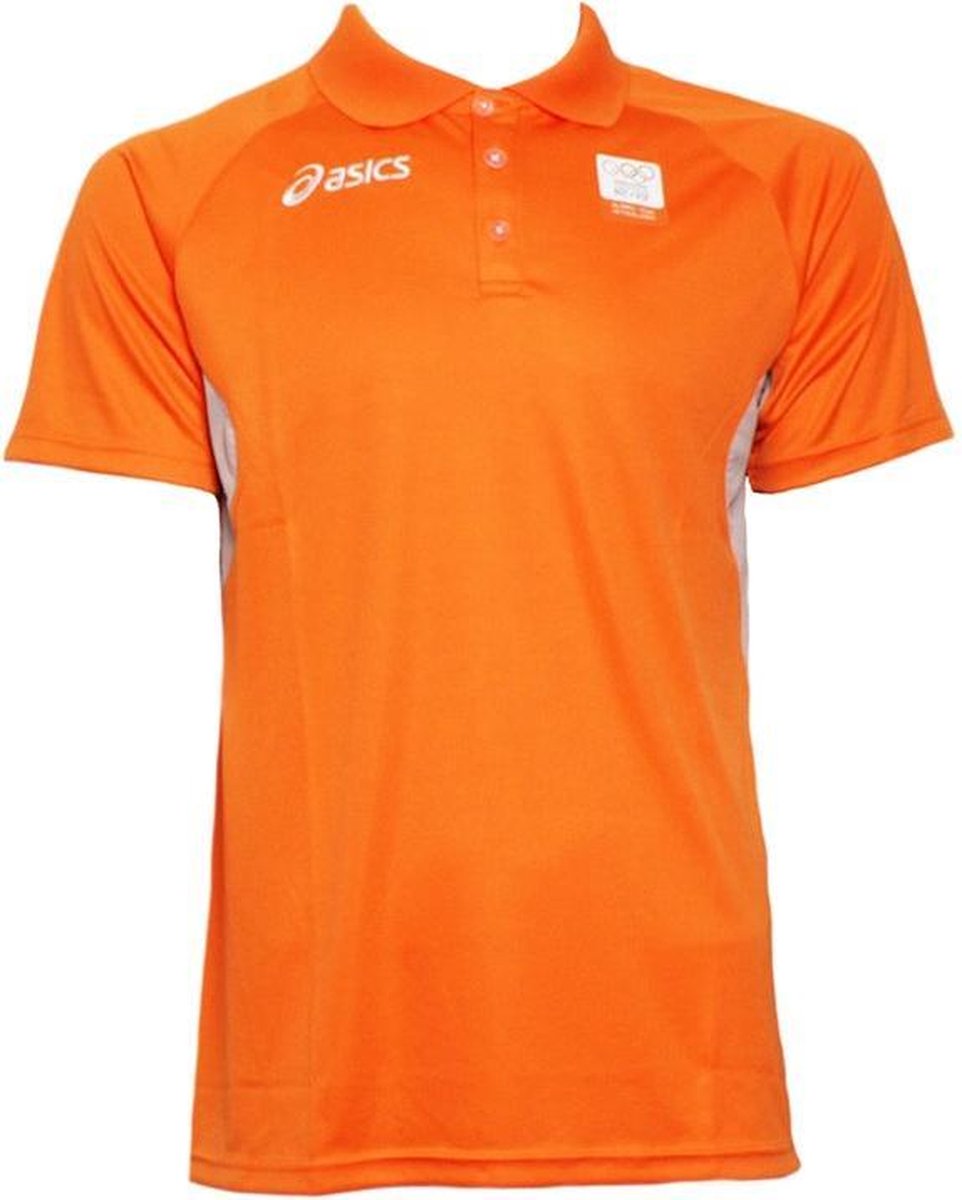 Asics Lifestyle Olympic Polo Shirt Heren Oranje - Maat XL | bol.com