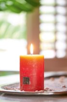 Riviera Maison Rustic Candle classic coral - Kaars - rood/koraalrood - 7x10