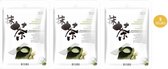 MITOMO Green Tea Essence Face Sheet Mask - Gezichtsmasker - Vermindert Stress,Rimpels en Huidveroudering - Face Mask Beauty - Skincare Rituals - Gezichtsverzorging Masker - 3 Stuks