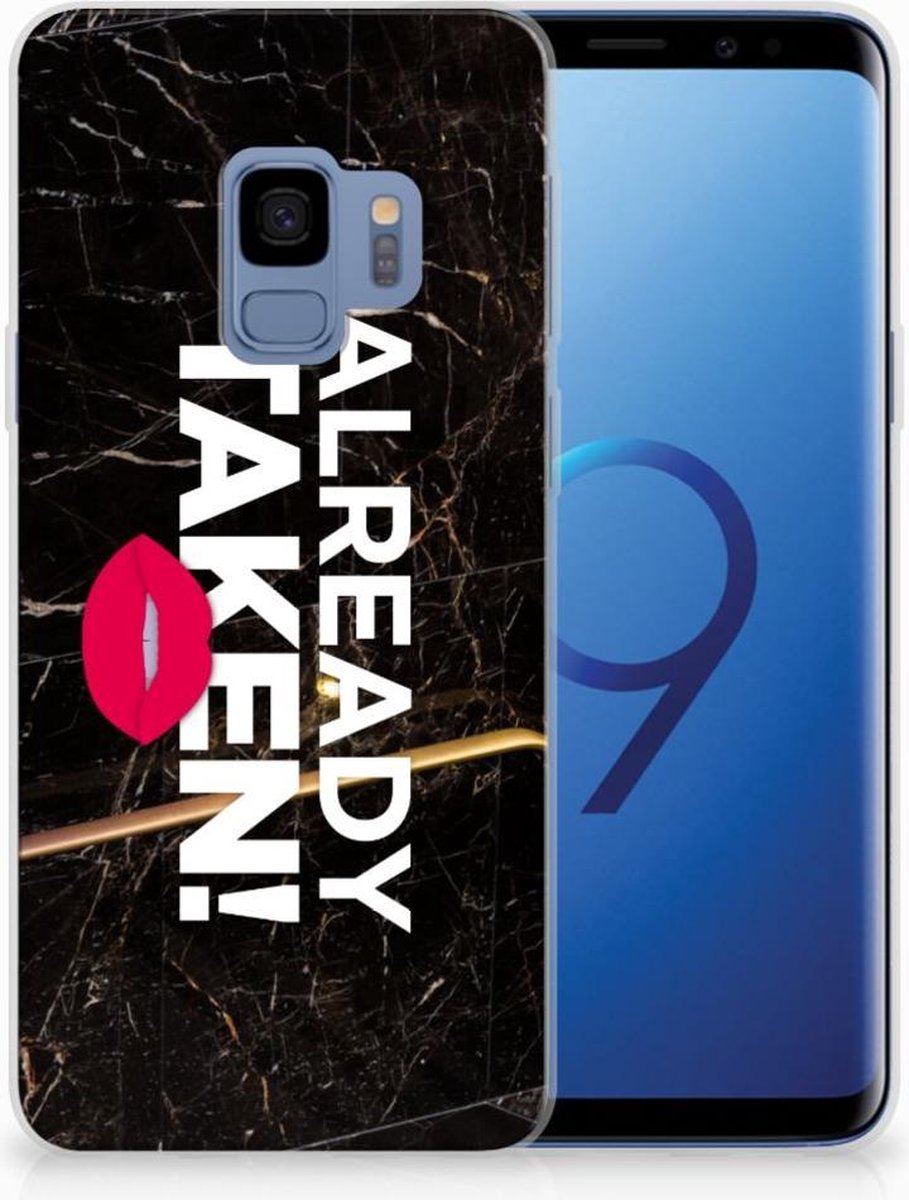 Samsung Galaxy S9 Siliconen hoesje met naam Already Taken Black