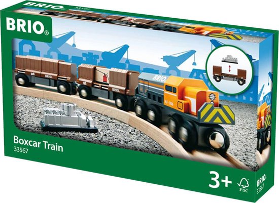 Lot De 3 Wagons Brio Vintage - Réf 33547, 33648 Et 33562 - Années 2004/2011