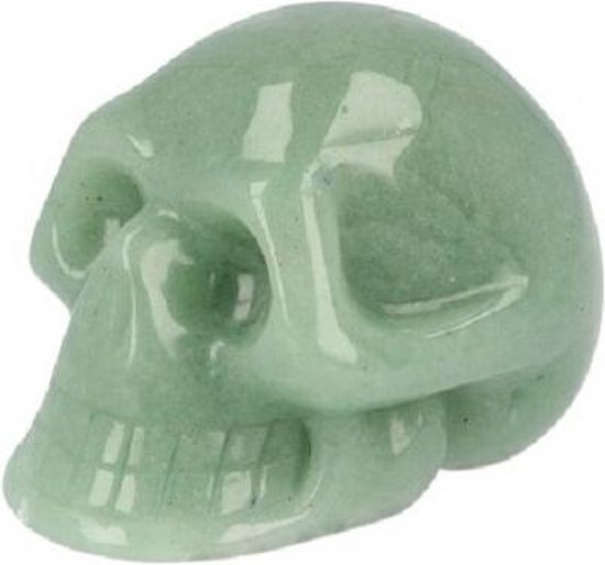 Ruben Robijn Aventurijn groen schedel 40 mm