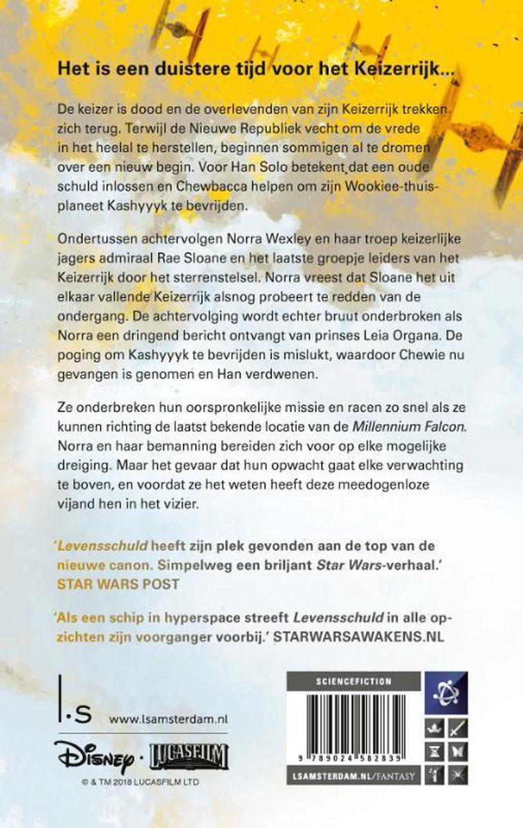 Star Wars  -   Aftermath levensschuld - back cover