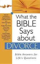 What the Bible Says about Divorce