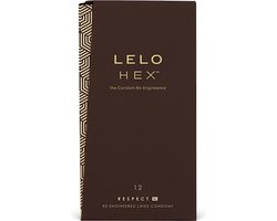 LELO HEX Respect XL Condooms - 12 Stuks