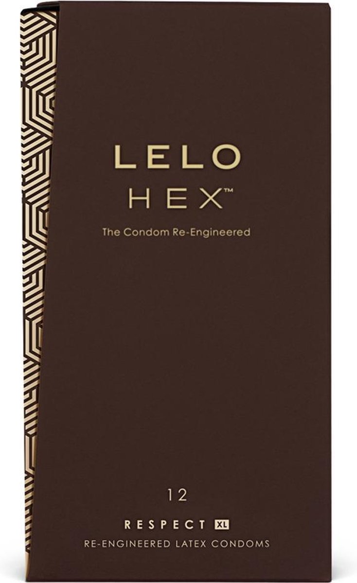 LELO HEX Respect XL Condooms - 12 Stuks