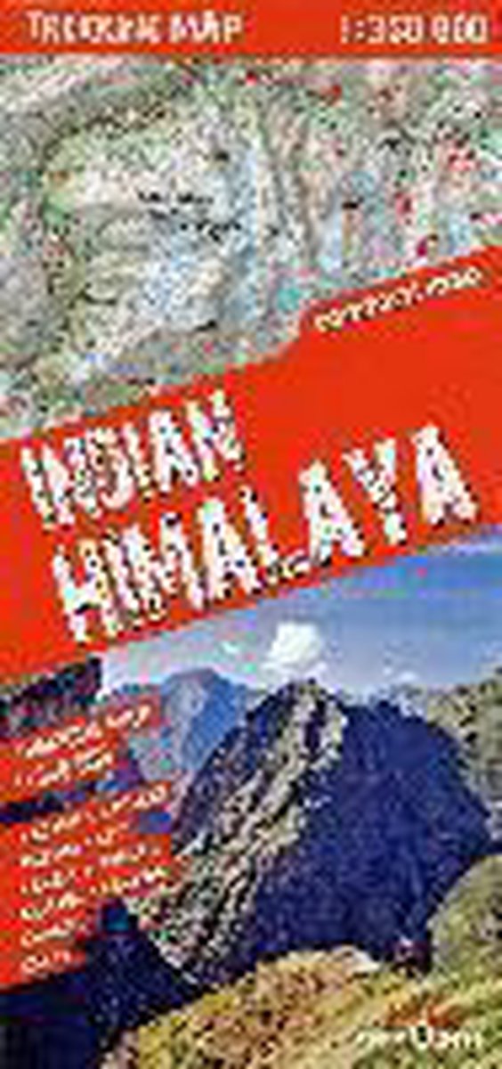 trekking map- terraQuest Trekking Map Indian Himalaya