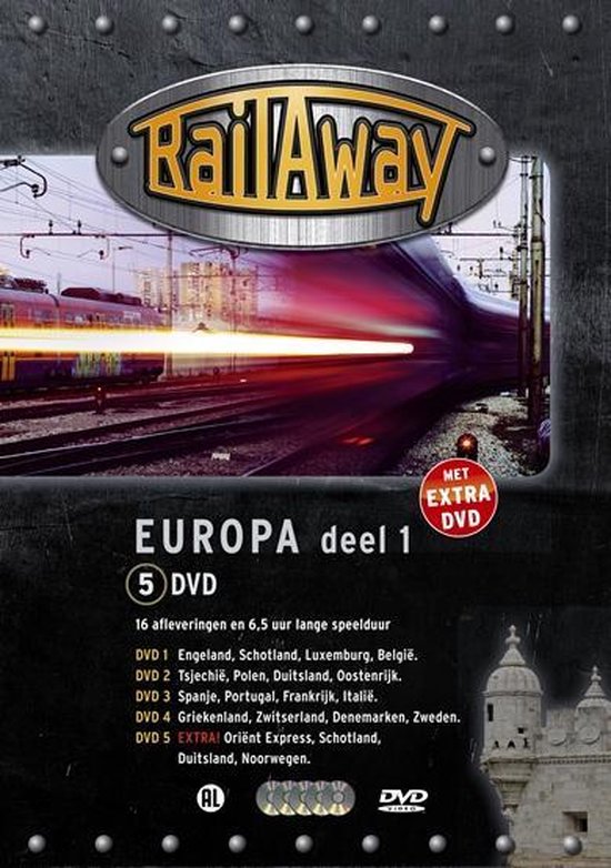 Cover van de film 'Rail Away - Europa Box'