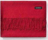 Cashmere - sjaal - rood - Winter - lente - zomer - Shawl - omslagdoek - dames - moederdag - kado