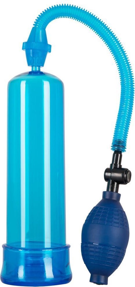 Goedkoopste You2toys – Bang Bang Doorzichtige Penispomp met Drukventiel - Blauw
