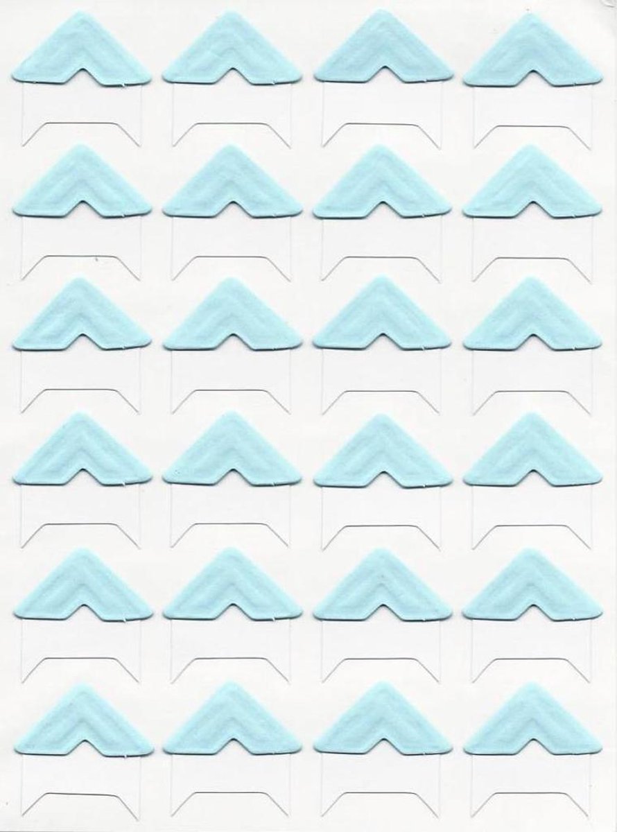 Fotohoekjes Blauw 144 stuks Fotoplakkers