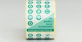 Étiquettes de collecte des allergènes - [étiquette alimentaire HACCP]