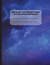 200-Page Graph Paper Composition Notebook