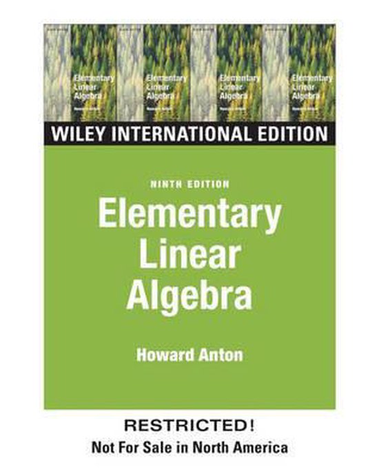 Elementary Linear Algebra - cover